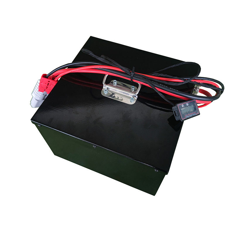 Xe tải nhựa điện 24V pin kéo 60AH pin lithium ion cho xe nâng