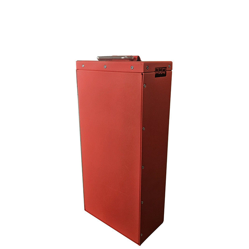 Red Lift Truck Lithium Battery với điện áp 24V cho tuổi thọ dài
