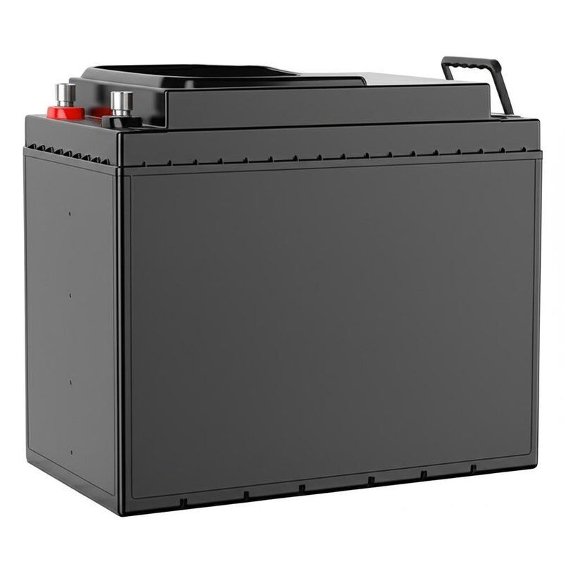 Electric Forklift Lithium Ion Battery Black 17585mm Lightweight Durable Long Lasting Power Supply for Industrial Vehicles